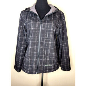 GANDER MOUNTAIN Jacket Women's Large Black Fleece Lined Full Zip Front Coat